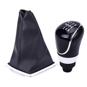 Ford Manual Gear <b>Knob</b> Leather 5 6 Speed <b>Shift</b> Boot Cover Assembly - Product Image 2
