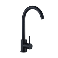 SANIVITAL Robinet mélangeur d'eau moderne en acier inoxydable à fixation sur bureau, rotation à 360 degrés, eau chaude et froide, pour hôtel et cuisine