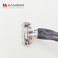 OEM HJ30J Serie Rechteckiger Steckverbinder HJ30J-12TJP Hochgeschwindigkeits-Mikro-D-Steckverbinder mit Kabelkonfektion
