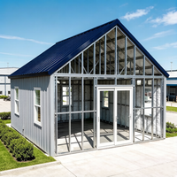 Entrepôt économique en acier léger avec composants préfabriqués à construction rapide pour stockage temporaire ou permanent, montage facile sur site