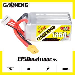 GNB GAONENG 1350mah 5S 18.5V XT60 100C 200C RC FPV 드론 LiPo 배터리 팩