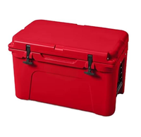 Glacière rigide moderne en PE rotomoulé, isolée et étanche, pour pêche, camping, plage, stockage de canettes et aliments, 50L