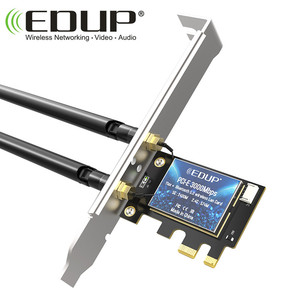EDUP 3000Mbps BT5.1 Pcie Mạng Không Dây Dongle <span class=keywords><strong>WiFi</strong></span> Card In-tel AX200 Chipset Wi Fi Adapter Cho Pc - Product Image 5