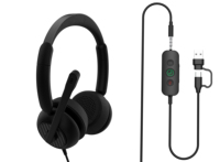 Casque filaire USB pour ordinateur, PC, centre d'appels, avec microphone antibruit et bouton de sourdine, design confortable