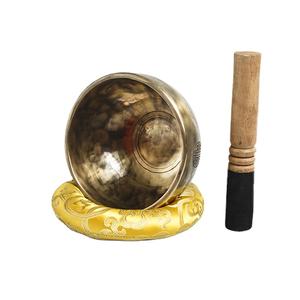 Metal 7 Chakras Healing Meditation Yoga Tibetan Singing Bowl Nepal Made Himalayan Sound Bowl - Product Image 3
