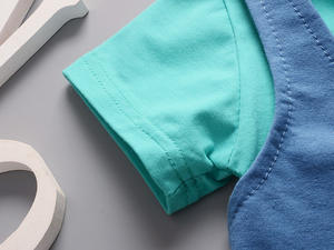 Vêtements pour bébés en gros, t-shirt décontracté pour garçon, gilet, pantalon en jean, ensembles de robes, costume 3 pièces - Product Image 4