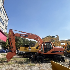 <b>Used</b> Wheel Excavators Doosan DH210W-7 Excavator Wheeled Secondhand <b>Machine</b> Construction for Sale - Product Image 3