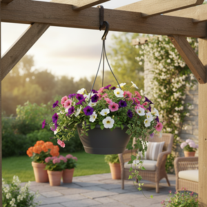 RESPANA W 4L. Vaso da fiori, dimensioni (mm) 234x234x135, colore antracite - Product Image 3