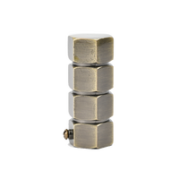 Nouveauté 2024 : Embouts de rideau en cristal traditionnels et élégants, support de tringle simple, longueur réglable, forme et design personnalisés, pour mariage