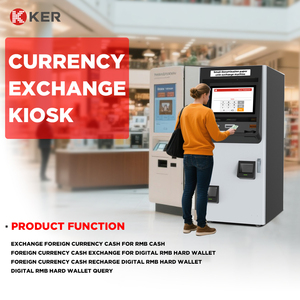 Cajero Automático Inteligente KER para Depósitos de Divisas, Cheques y Billetes, Lector de Códigos de Barras, Kiosco de Autoservicio, SDK, de Pie, para Interiores - Product Image 3
