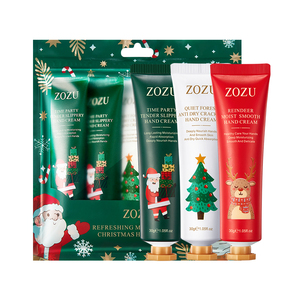 Juego de <span class=keywords><strong>Crema</strong></span> para Manos ZOZU OEM ODM al por Mayor, Blanqueadora, Hidratante, Anti-agrietamiento, Regalo de Navidad - Product Image 1