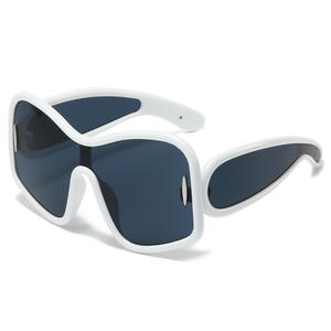 Occhiali da sole Oversize di nuova moda Uv400 grandi occhiali da sole Freams quadrati grandi di alta qualità - Product Image 6