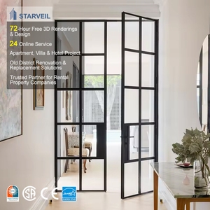 <span class=keywords><strong>Porte</strong></span> <span class=keywords><strong>d</strong></span>'<span class=keywords><strong>entrée</strong></span> en aluminium de luxe, design élégant, pour maison, patio, <span class=keywords><strong>porte</strong></span> à battants en aluminium forgé - Product Image 3