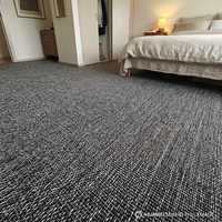 Gewebtes PVC-Teppichmuster, Rutschfeste Vinyl-Bodenmatte, Dekorativer Gewebter Strukturierter Bodenbelag für Büro, Hotel, Zuhause