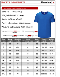 T-shirts personnalisés pour hommes à séchage rapide – Vente en gros usine – Tissu durable en mélange de polyester à séchage rapide – Conception personnalisée pour le sport et la gym - Product Image 6