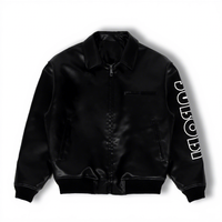 Veste Homme Grande Taille en Cuir à Manches Longues avec Col Rabattu, Impression Graphique Personnalisée OEM/ODM, Fermeture Éclair Intégrale, Modèle 2026