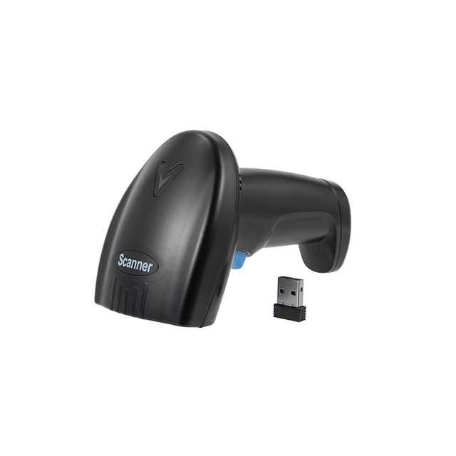 Economic Warehouse Barcode Scanner USB 2.4G Wireless Barcode Reader 1D 2D Automatic QR Code Scanner for Wearhouse Retail