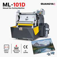 Machine de découpe et de pliage manuelle pour puzzles en carton 1010 mm avec des résultats de planéité de haute précision, industrielle ML-101D