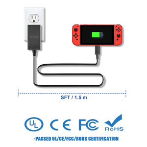 Nintendo Switch OLED Power Adapter 15V 2.6A Type C Charger For Game Player 39W PC <b>Fireproof</b> <b>Material</b> - Product Image 4