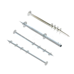 Poteau de fondation solaire hélicoïdal, ancre de terre, vis de fondation - Product Image 4