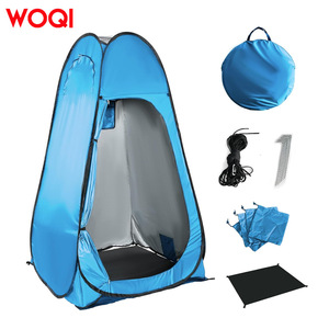 Tente de douche portable extra large WOQI pour l'extérieur, 120x120x190cm, imperméable, avec cadre en aluminium - Product Image 2