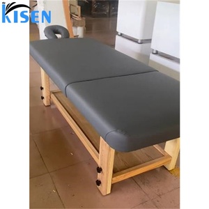 Kisen Modern Beauty Salon Furniture Facial Spa Solid Wooden Base <b>Lash</b> Adjustable Massage Soft <b>Table</b> Beauty <b>Bed</b> - Product Image 1