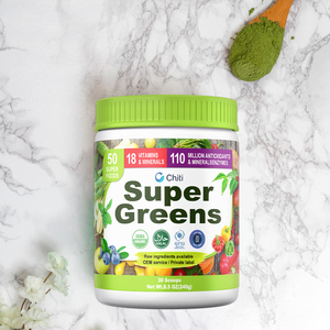 OEM bevande in polvere superverdi organiche alimenti alimenti <span class=keywords><strong>verdi</strong></span> in polvere nutrizione superalimentare No GMO No additivi confezionati bottiglie lattine - Product Image 4