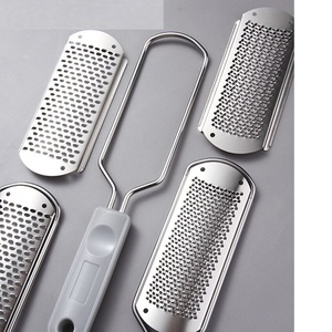 Xyj — outil de pédicure en acier inoxydable, soins des pieds, lime callosités, lames remplaçables, grands trous - Product Image 5