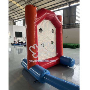 Factory 6-in-1 inflatable carnival interactive sports game children's shooting target tic toe game rental - Product Image 4