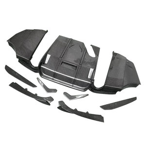 F30 sợi carbon khuếch tán cho BMW 3 Series F30 F35 phía sau môi m công nghệ geex phong cách phía sau carbon khuếch tán - Product Image 2