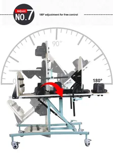 Piccola ruota assistita inclinazione supina telaio in piedi casa riabilitazione attrezzature per allenamento piccolo medio grande basamento di inclinazione per i bambini - Product Image 6