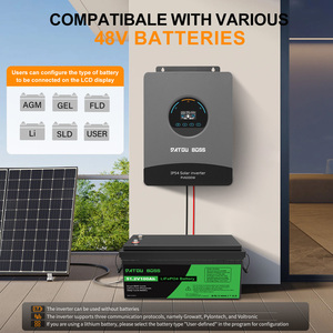 <span class=keywords><strong>Inversor</strong></span> Híbrido <span class=keywords><strong>Inteligente</strong></span> DATOU BOSS con Controlador de Carga MPPT de 6.0KW 48VDC, Onda Sinusoidal Pura, <span class=keywords><strong>Inversor</strong></span> Solar Híbrido Fuera de la Red - Product Image 6