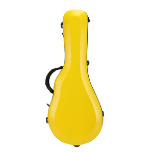Coque rigide SUN-FM YW RM F Type Mandoline FRP avec doublure en velours écrasé résistant à la pression et poignée en cuir faite à la main - Product Image 1