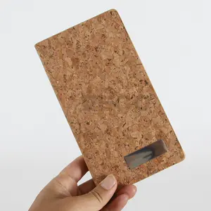 Caderno de madeira reciclada ecologicamente correto com capa de bambu para presentes corporativos personalizado promocional