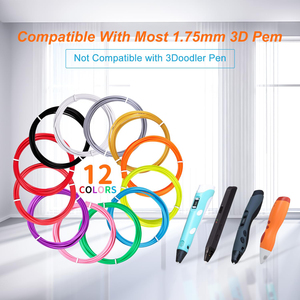 เส้นใยพีซีแอลขนาด 1.75 มม. 3/10/15 สี สำหรับปากกาพิมพ์ 3 มิติ เป็นมิตรกับสิ่งแวดล้อม  รีฟิลเส้นใยสำหรับปากกาพิมพ์ 3 มิติ - พีซีแอล 1.75 30 สี - Product Image 6