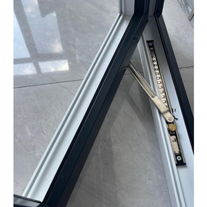 <span class=keywords><strong>Finestra</strong></span> a Battente Orizzontale in UPVC Ermetica con Triplo Vetro Isolante Low-E in Acciaio Inossidabile per Camera da Letto, Soggiorno, Villa, Esterni, a Risparmio Energetico - Product Image 2