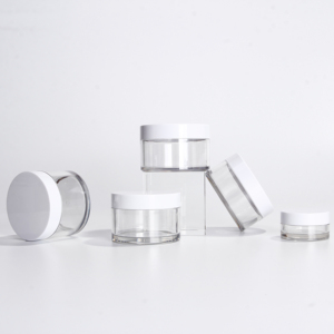 Jar Lip Balm Plastic Cosmetic Lid 3g 5g 8g 10g Plastic Cosmetic Container Box Jar With Lid Empty Make-up Pot For Creams Sample Make-up Eyeshadow Lip Balm Storage