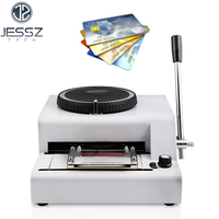 Machine manuelle de fabrication de cartes en plastique Machine d'embossage de cartes en PVC/machine d'embossage de codes de cartes