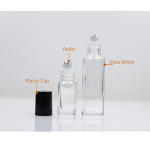 Bán buôn 5ml <span class=keywords><strong>8ml</strong></span> 10ml 15ml rõ ràng dày kính Roll-On chai với mũ nhựa màu đen tinh dầu chai thủy tinh - Product Image 3
