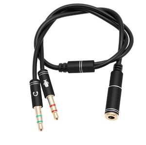 Bộ Chia Tai Nghe Cho Máy Tính 3.5Mm Nữ Thành 2 Tai Nghe Nam 3.5Mm <span class=keywords><strong>Mic</strong></span> <span class=keywords><strong>Audio</strong></span> Y <span class=keywords><strong>Splitter</strong></span> Cáp Điện Thoại Thông Minh Tai Nghe Cho PC - Product Image 5