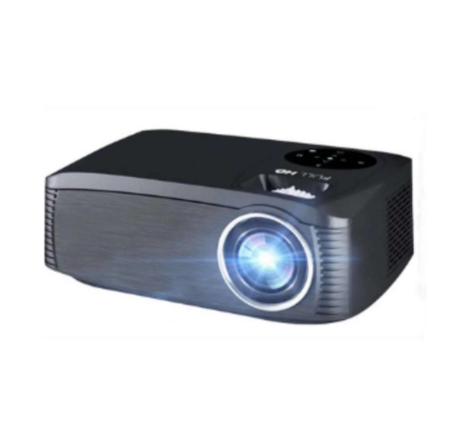 Projector 1920*1080 700ansi Lumens TFT LCD Manual Adjustment Power 130W Multilingual Multi-Media System Home Theater Business