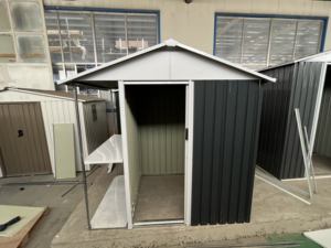 Metal Patio Outdoor <strong>Garden</strong> <strong>Sheds</strong> Backyard Bike Tool Storage <strong>Sheds</strong> with <strong>Shelving</strong> Wholesale Apex Shedmetal Storage 6*4 FT - Product Image 5