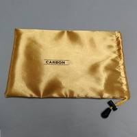 Sac cadeau en soie à cordon avec logo personnalisé pour petites entreprises Sac à poussière en satin Pochette cadeau pour bijoux Sacs en satin de soie avec logo