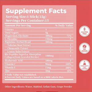 Gel de colágeno OEM con complejo de biotina para cabello, piel y uñas, vitaminas y suplementos, gelatina de colágeno blanqueadora de la piel - Product Image 2