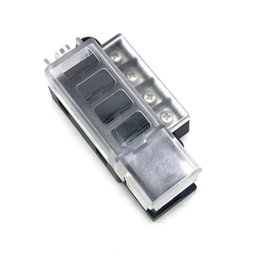 Bloques de fusibles ST Blade ATO/ATC Carga de un solo lado Impermeable Circuito de 4 vías Barco Auto ATC ATO Blade Caja de fusibles Soporte de bloque - Product Image 4