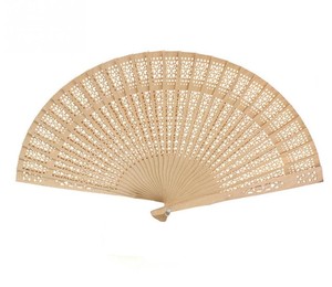 Éventail pliable en bambou, ventilateur de poche, <span class=keywords><strong>Original</strong></span>, fleurs à main en bois, pour décoration de maison - Product Image 2