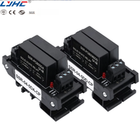Module de relais statique miniature 1 canal sur rail DIN 5A SPST NO 12 280V avec bornes à vis et protection étanche (SSR)