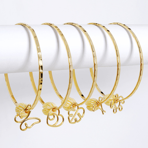 Hawaiiaanse Sieraden Groothandel 14K Gouden Armband Vlinder Schildpad Golf Hart Gouden Charme Pikake Jasmijn Armband Voor Meisjes - Product Image 1