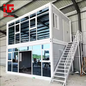 <span class=keywords><strong>Maison</strong></span> préfabriquée modulaire en acier à ossature plate pour hôtel, bureau, bâtiment - Product Image 1