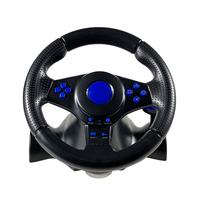 Volant de jeu rotatif à 180 degrés pour Switch/PC/P4/P3/X-360/Android, compatible avec moteur à vibrations
